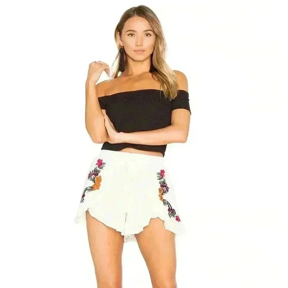 Privacy Please xREVOLVE Macy Crop Top Black Sz XS - Picture 4 of 8